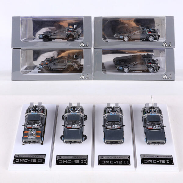 d0ae5e1d27861021 MJ 1:64 DeLorean DMC I II III Back To The Future Time hine Mr.Fusion Diecast Toy Vehicle Car Model