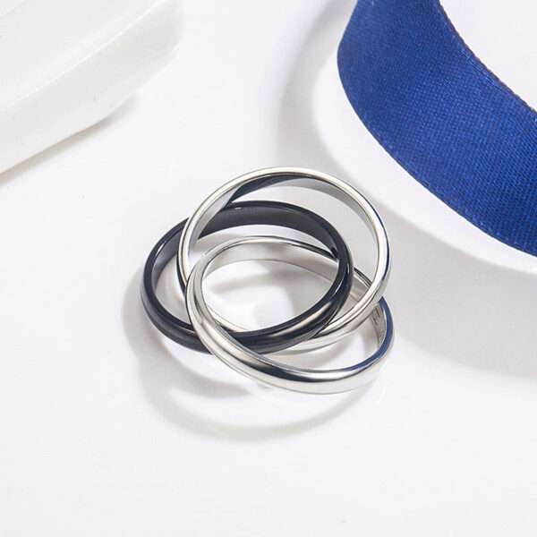 d0c6c5d26d877b6f Sterling Sier High Quality Exquisite Diamond Tricolor 3-in-1 Ring for Women Fashion Classic Jewelry Party Gift