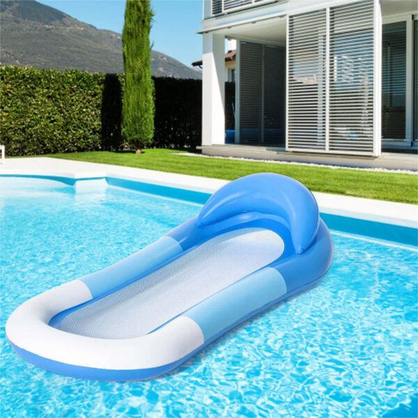 2024 Outdoor Foldable Water Hammock Iatable ating Swimming Pool Mattress Party Lounge Bed Beach Sports Recer Recreation