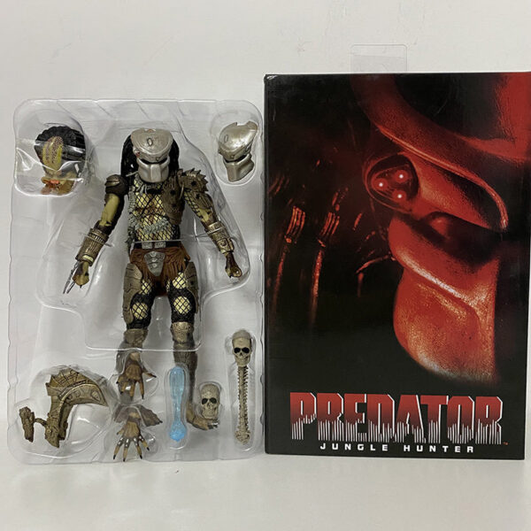 NECA Jungle Hunter Predator Action Figure Alien Collectible Model Toys Joint Movable Doll New Year Present For Children