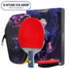 d0f62780797ce498 LOKI DRAGON Series Table Tennis Racket Professional Offensive Ping Pong Racket Paddle Bat 5 Wood 2 Carbon 6/7/8/9/10 Stars