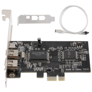 d0fece25999c8e9a PCI-E PCI Express Card, IEEE 1394 Controller Card With Firewire Cable, For Video, Audio Transmission,Etc