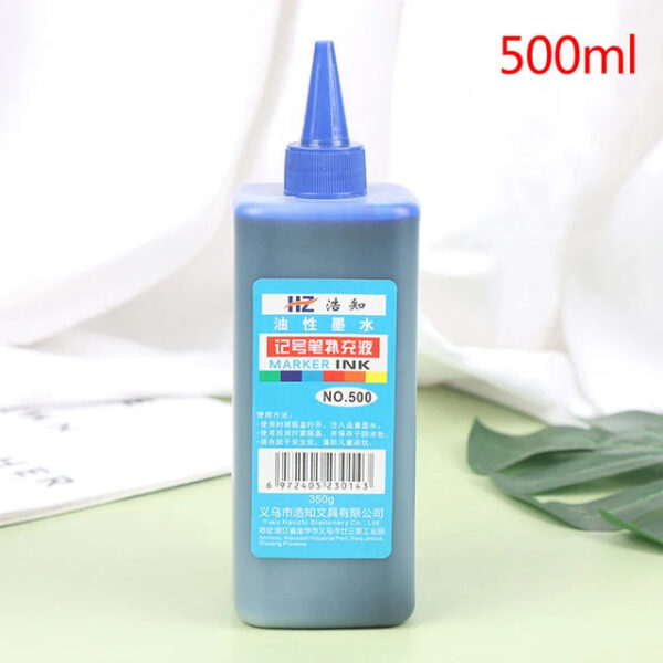 d1177b91e2f7f918 500ml Permanent Dry Graffiti Oil For Marking Pen Add Ink, Smooth And Easy To Use Stationery