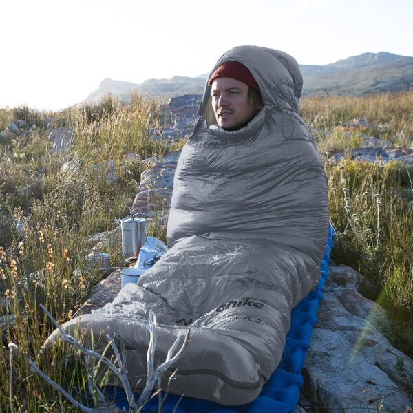 Naturehike CW400 Lightweight Down Sleeping Bags for Adults 650 Fill Power 4 Season,2.0lbs Ultralight Compact Portable,Waterproof, Camping, Hiking, Backpacking With Compression Bag