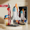 Spacecraft Model Assembg Toy Small Particle Building Blocks