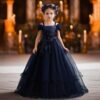 d13a826b85cf9e83 Children Birthday Party Gown Girls Bridemaid for Wedding Elegant Flower Long Formal Evening Dress Pageant Ceremony Dresses