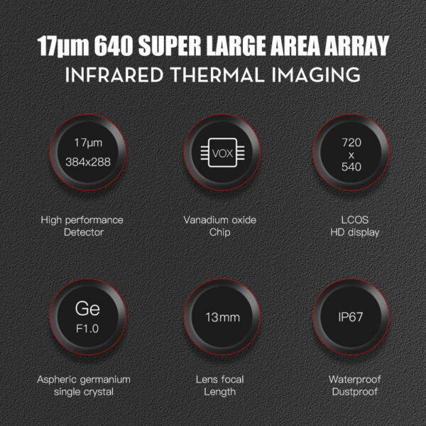 InfiRay Imager E3N /AL13 Monocular Thermal Camera for Hunting Wild Boar Wolf Rabbit and Outdoor Observation