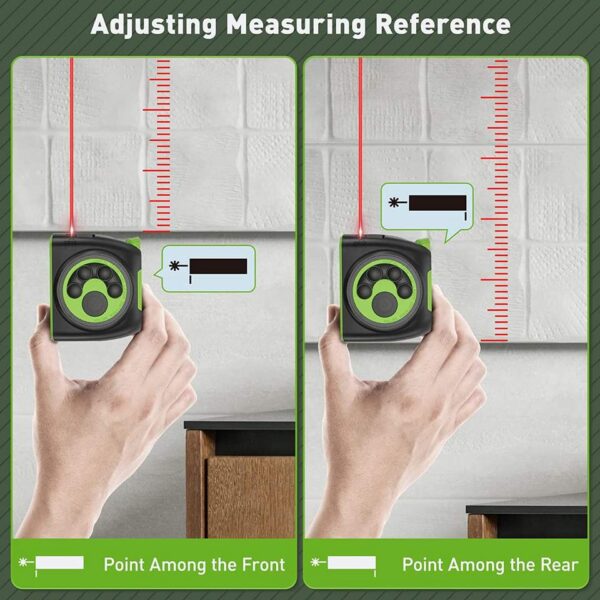 Huepar DT30 Tape Measure Distance Meter Measuring Digital Laser Rangefinder High Precision With LCD Display