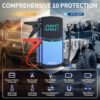 BUVAYE 4 in 1 Car Jump Air 150PSI Tyre Compressor Starter Device 10000mAh Power bank Digital Iatable Pump
