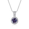 d164d29bc70a4784 Butterflykiss 1Carat Moissanite Diamond Pendant Necklaces For Women Sterling Sier Chain Iced Bling Wedding Jewelry