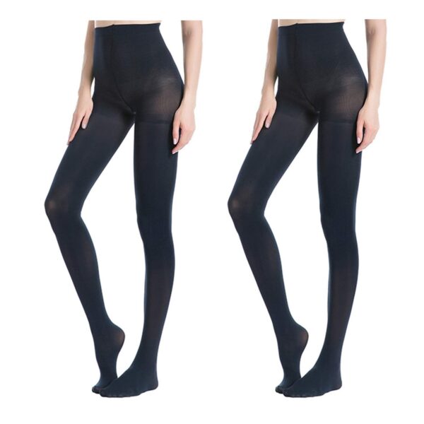 d1793742d518fa7c MANZI Run Resistant Control Top Panty Hose Opaque Tights