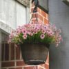 21 Bundles Artificial Outdoor UV Resistant Flowers No Fade Fake Outside Flowers Plastic Greenery Faux Shrubs Garden Porch Window Box Home Decoration(Purple)