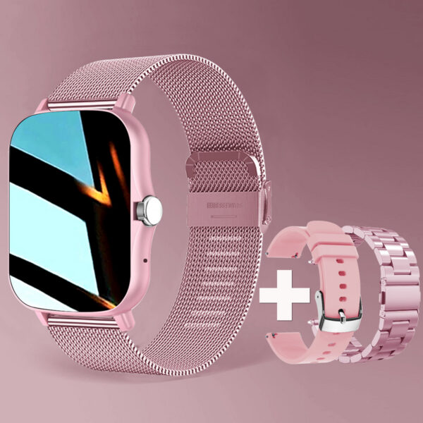 d188811f62bc339c Square Smart Watch Women Men Smartwatch Touch Dial Call Music Smartclock For Android IOS Fiess Tracker Sport Smart-watch