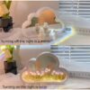 d18a5aa19b99b4f6 1pc Handmade DIY Creative Gift Tulip Flower Sea Night Light, Atmosphere Lamp, When The Light Is Turned Off, It Functions As A Mi