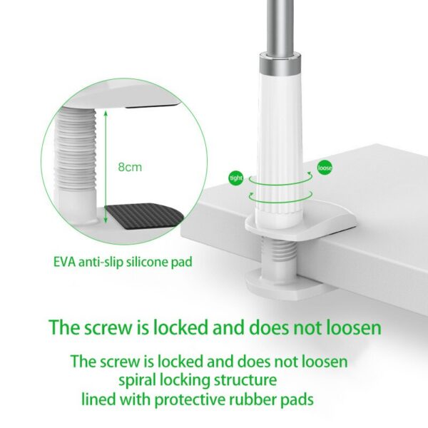 d1a88e4a68f6993d Universal Mobile Adjustable Lazy Rotatable Bedside Stand Desktop Live Streaming Selfies Phone Accessories