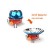 d1b4c516bb19e26c 2800W Windproof Portable Outdoor Camping Gas Stove Picnic Burner with Storage Bag For Hiking