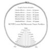 d1b71b4f0b1cbb42 Full Moissanite Tennis for Women Sterling Sier Plated Gold Diamond Choker Necklace with GRA Certificate