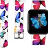 Laffav Compatible with Apple Watch Band 41mm 40mm 38mm iWatch Series 9 & Ultra 2 & SE & Ultra & Series 8/7/6/5/4/3/2/1 for Women Men, Colorful Jellyfish, M/L