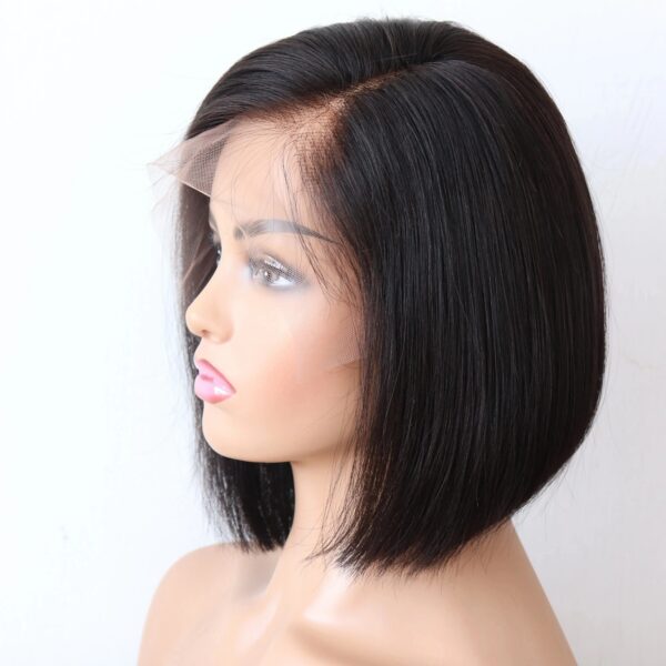 Hot Sale Short BOB Wig T Side Part Bob Wigs Lace Frontal Cuticle Aligned Pre Plucked Brazilian Human Hair for Black Women