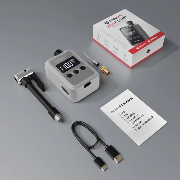 150PSI Portable Pocket Bike Electric Air Pump Schrader Presta Valve Road MINI Fast Rechargeable Compressor Tire Inflator CYCLAMI