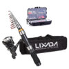 d1d3f64314036add Lixada 2.1m 2.3 m Telescc Combo Full Kit Carbon Fiber Rod Pole Spinning Reel Fishing Bag Case Pesca Gear Set