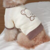 Cute Couple Clothes Dresses Waffle Cat Dog Shirt Puppy Pet Skirt Clothing For Dogs Cats Chihuahua Yorkie