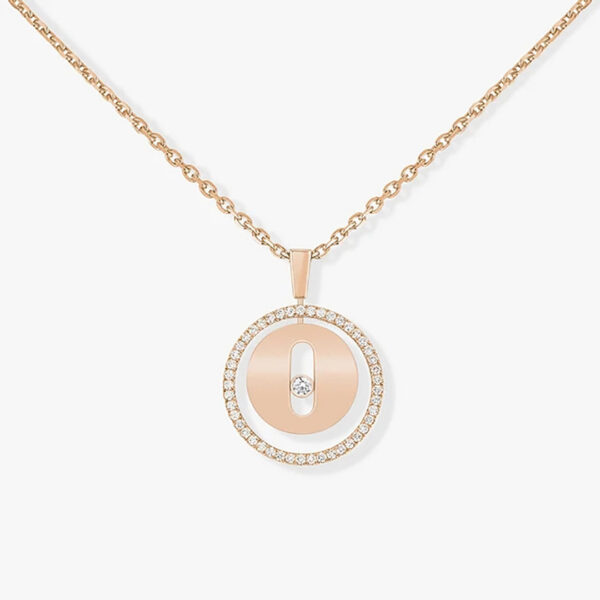 Sterling Sier Classic Fashionable Jewelry Mobile Diamond Women's Necklace Wedding Necklace. Exquisite Gifts