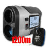 Rechargeable Golf Laser Rangefinder 1200m with Slope Adjusted Flag-Lock Vibration Distance Meter Telescope Hunting