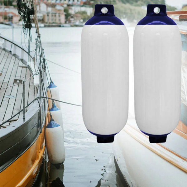 d1f8598b2bf3b6dc 2pcs Boat Inflatable Bumper Fender Marine Bumper Fender Anti-crash Buoy Yacht Docking Mooring Shield Protection