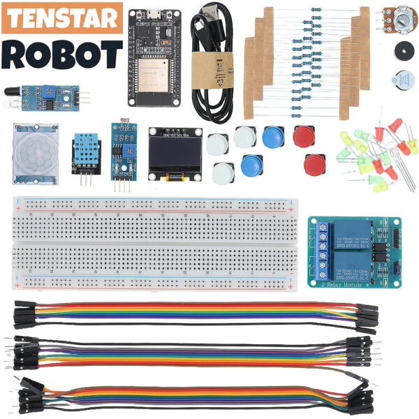 Basic Starter for ESP-32S WIFI Development Board Project Learning Kit Tutorials ESP32 kit with box