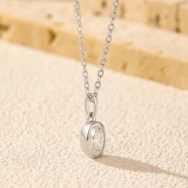 d2099a3508162998 MODIAN 6 Styles D Color Geometric Moissanite Necklaces 925 Sterling Silver Dazzling Pendant Necklace For Women Fine Jewelry