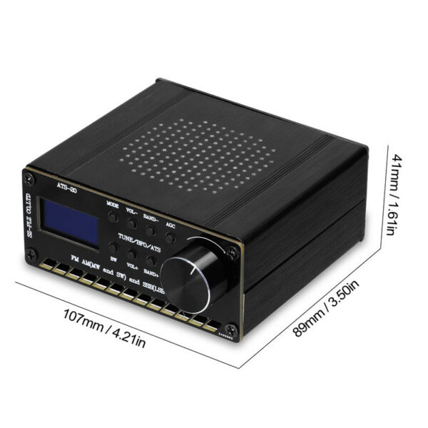 ATS-20 SI4735 Full Waveband Receiver FM AM (MW SW) SSB (LSB & USB) Covering Commercial Amateur Radio Bands