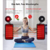 d22decd05b47f2e3 60 LEDs Red&Infrared Light Therapy Belt 850nm 660nm Back Pain Relief Burn Fat Wrap Slimming hine Waist Heat Pad Full Body