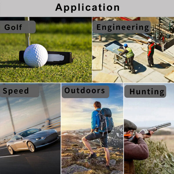 d230d08ae416cc93 Inkersi Range Finder for Hunting Golf Rangefinder Laser Distance Meter TelescopeTelemeter 400M 1000M 1500M with Flag Pole Lock