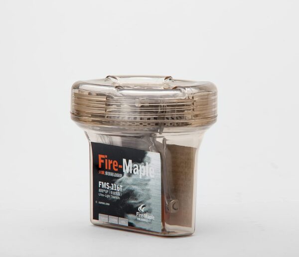 d2350bb34496670a Fire-Maple 116T Titanium Camping Gas Stove | Mini Pocket One-Piece Gas Burner | Ultralight Backpacking Cooking Stove Portable for Outdoor Activities
