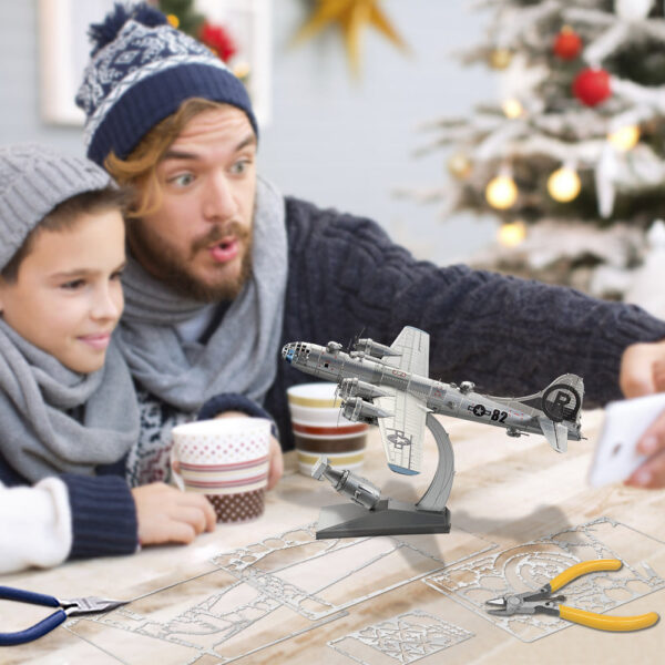 d2512d0265363146 Piececool 3D Puzzles B-29 Super Fortress Metal Assembly Model Kits Creative Toys Jigsaw DIY for Adult Gifts 150Pcs