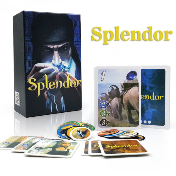 d251d89d8bc53130 English Spanish version Splendor Family .Strategy . 2 to 4 players Board Game