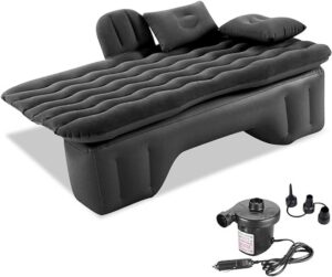 Car Air Mattress Back Seat for Mercedes-Benz Sprinter 2500,Double Side Flocking Car Bed Portable Air Mattress Car Sleeping Mattress Car Accessories Cars Camping Bed,Black