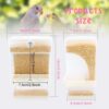 Rypet 2 Pack No Mess Automatic Bird Feeder Transparent Food Container Cage Acrylic Parrot Feeder Accessories for Small Birds Parrot Cockatoo Canary