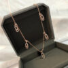 d2aa036c43bd93cc 100% sier 2022 new full sliding diamond women's necklace pure hand welding awesome craftsmanship. wedding gift