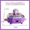 d2c5f5c0e256ce40 DIY Making Jewel Rings Magical Kit for Girl Supplies Bead Handmade Princess Pendant Keychain Colored Beans Kid Toy Birthday Gift
