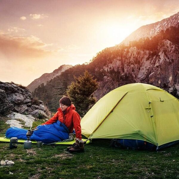 d2cb2bd14eb45967 Sleeping Bag, Lightweight 3 Season Weather Sleep Bags for Kids Adults Girls Women, Microfiber Filled 5-20 Degree for Backpacking/Hiking/Camping/Mountaineering with Compression Sack