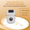 Electric Grinder Rechargeable Callus Pedicure Tools Foot File Feet Care Dead Skin Remover With 3 Roller Heads