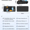 d2db08d91ee0763f Programmable Wired Mechanical Keyboard with Volume Scroll Wheel,Game Joystick 19Key Hot-Swappable Number Keypad for Win8/10/Mac
