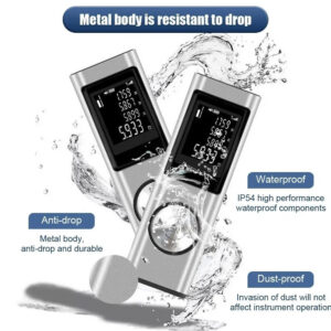 d2ec3c5dbd5a4a3b Mini Rangefinder Tape Digital Laser Distance Meter Angle Measure Range Finder Portable Construction Tool
