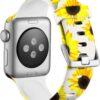 Laffav Compatible with Apple Watch Band 41mm 40mm 38mm iWatch Series 9 & Ultra 2 & SE & Ultra & Series 8/7/6/5/4/3/2/1 for Women Men, Colorful Jellyfish, M/L