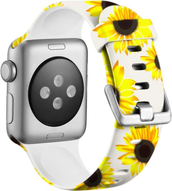 Laffav Compatible with Apple Watch Band 41mm 40mm 38mm iWatch Series 9 & Ultra 2 & SE & Ultra & Series 8/7/6/5/4/3/2/1 for Women Men, Colorful Jellyfish, M/L