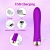 d314f126f7c51ca4 G Spot Vibrator with 10 Vibration Modes Toy, Premium Silicone Dildo Toy Anal Clitoral Nipple Stimulation, Rechargeable & Waterproof Vibrators Adult Sex Toys for Men Women Couples(Purple)