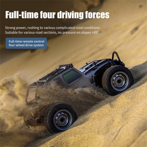 4WD RC Car With Led Lights 2.4G Radio Remote Cars By Off-Road Control Trucks Boys Toys for Children 1:16 50Km/h