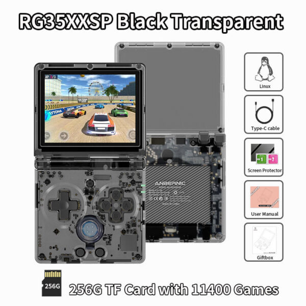 d31d415a41a8fca4 ANBERNIC RG35XXSP Retro Flip Handheld Console 3.5" IPS Screen ux H700 Video Game Player Support Streaming WIFI Bluetooth